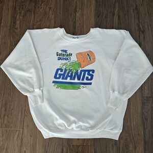 Vintage New York Giants Sweatshirt Adult Large Gatorade Dunk 90s